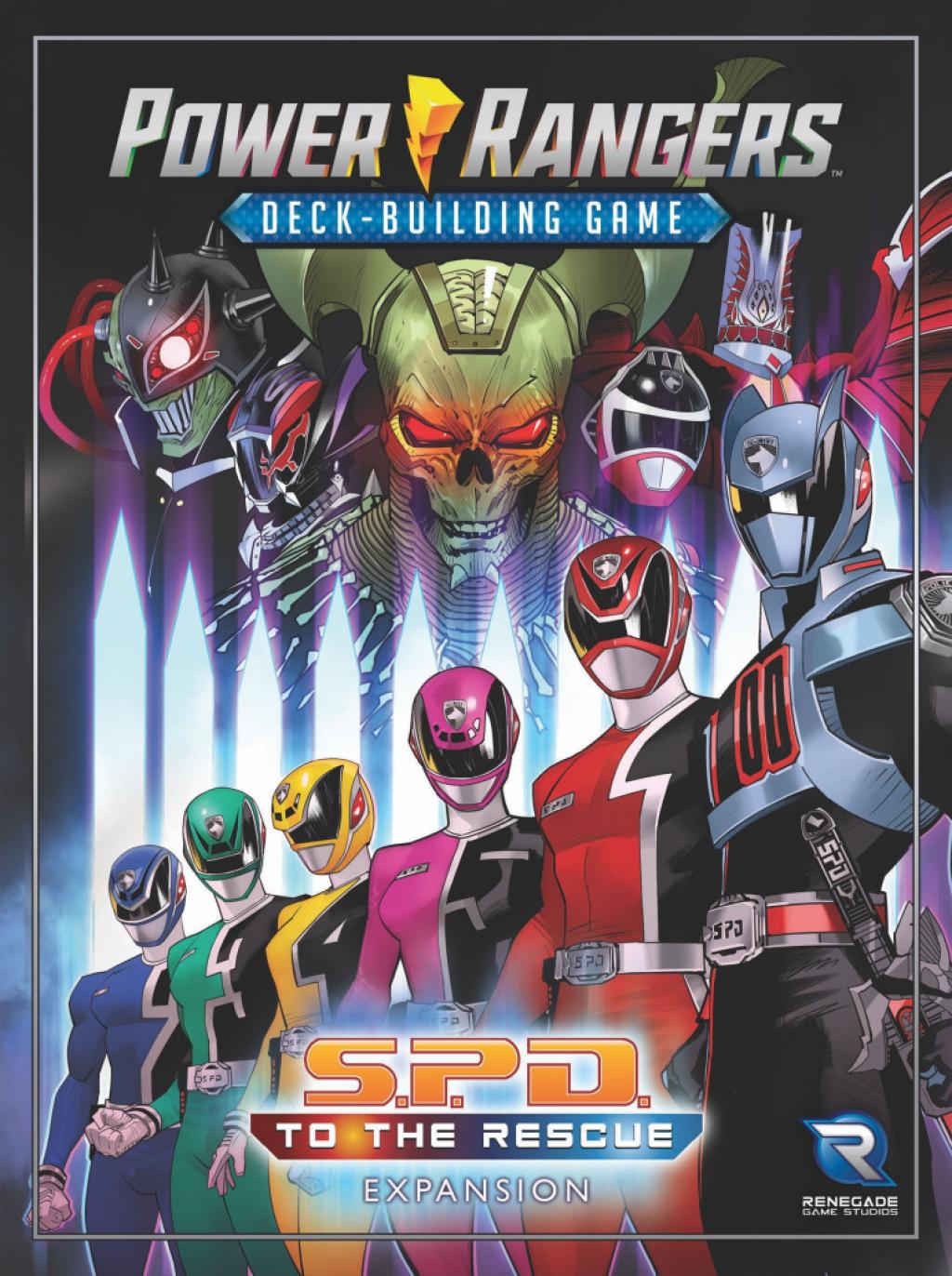 Power Rangers DeckBuilding Game S.P.D. To The Rescue Juego de