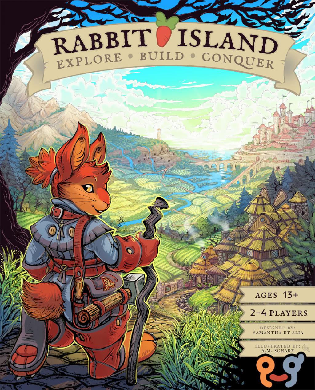 Rabbit Island: Explore, Build, Conquer ~ Juego de mesa • Ludonauta.es