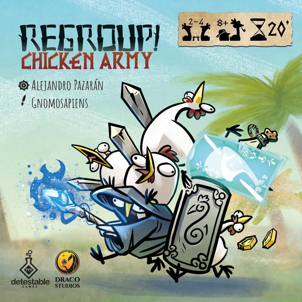 Regroup! Chicken Army Juego de mesa • Ludonauta.es