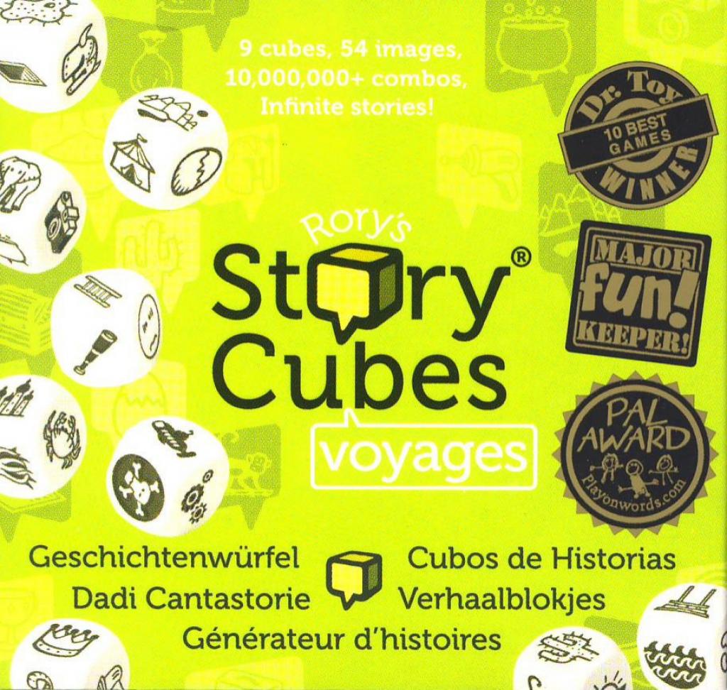 RORY'S STORY CUBES Voyages Würfelspiel 9 Würfel 54 Bilder Abenteuer Geschichten W Rk8yx7