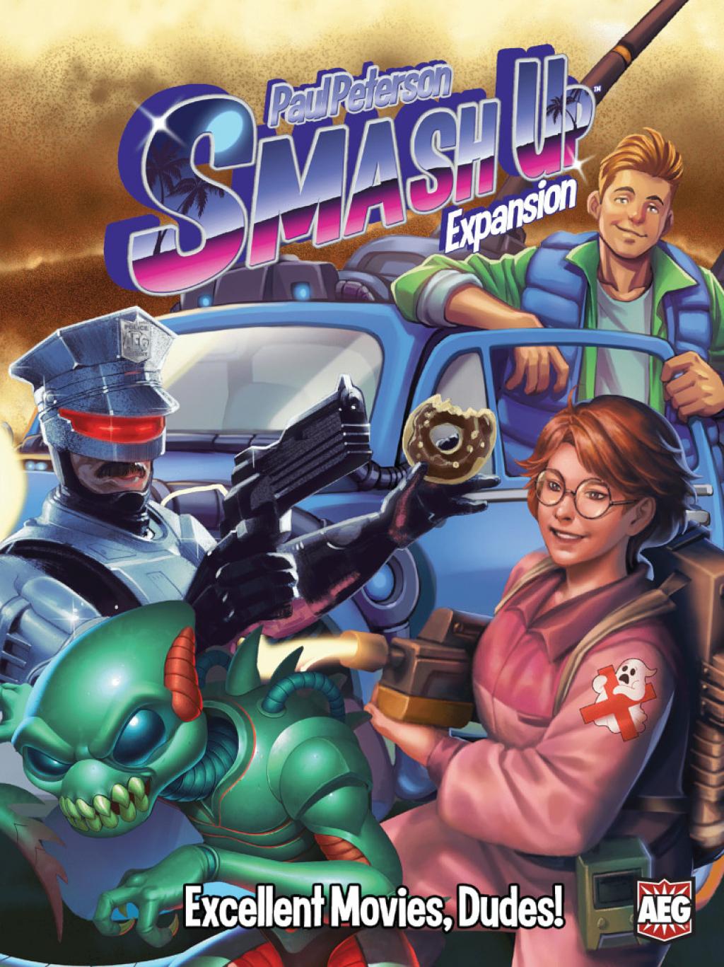 Smashed Up Reed Smash Up: Excellent Movies, Dudes! ~ Juego de mesa • Ludonauta.es