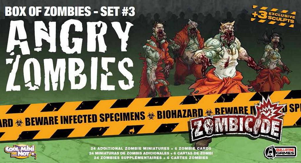 Zombicide Box of Zombies Angry Zombies Juego de mesa • Ludonauta.es