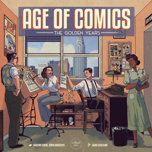 Imagen de juego de mesa: «Age of Comics: The Golden Years»