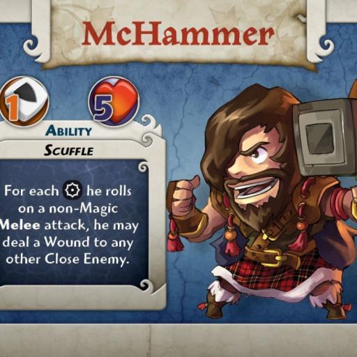 Imagen de juego de mesa: «Arcadia Quest: McHammer»