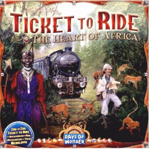 Imagen de juego de mesa: «¡Aventureros al tren! El Corazón de África»