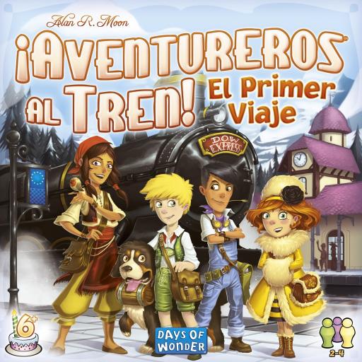 Imagen de juego de mesa: «¡Aventureros al tren! El Primer Viaje»