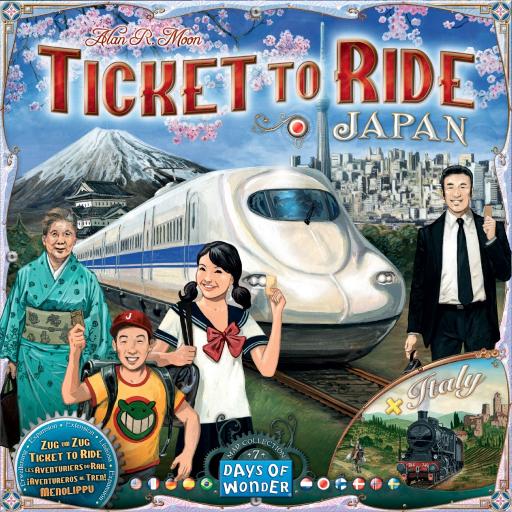Imagen de juego de mesa: «¡Aventureros al tren! Japón e Italia»