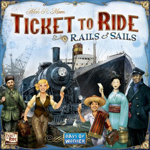 Imagen de juego de mesa: «¡Aventureros al tren! La Vuelta al Mundo»