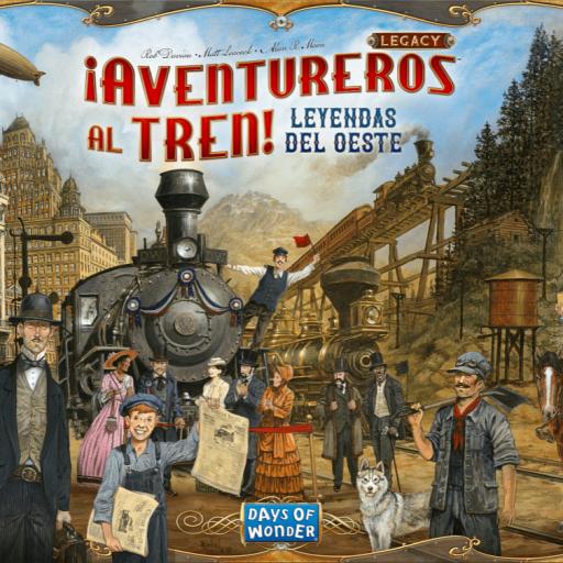 Imagen de juego de mesa: «¡Aventureros al Tren! Legacy: Leyendas del Oeste»