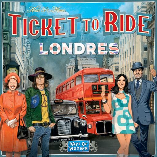 Imagen de juego de mesa: «¡Aventureros al tren! Londres»