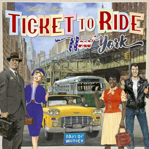 Imagen de juego de mesa: «¡Aventureros al tren! Nueva York»