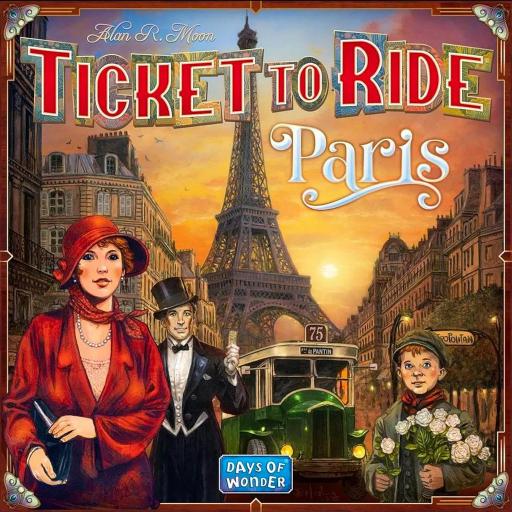Imagen de juego de mesa: «¡Aventureros al tren! París»