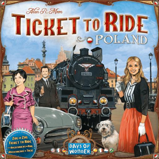 Imagen de juego de mesa: «¡Aventureros al tren! Polonia»