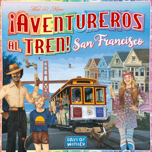 Imagen de juego de mesa: «¡Aventureros al Tren! San Francisco»