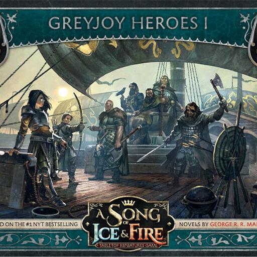 Imagen de juego de mesa: «Canción de hielo y fuego: Héroes Greyjoy I»