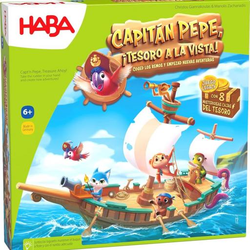 Imagen de juego de mesa: «Capitán Pepe: ¡Tesoro a la Vista!»