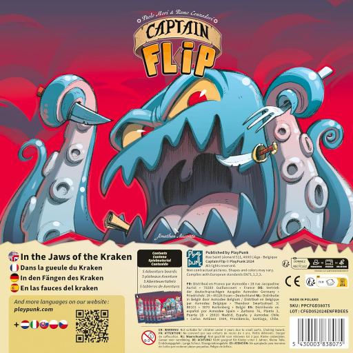 Imagen de juego de mesa: «Captain Flip: En las Fauces del Kraken»