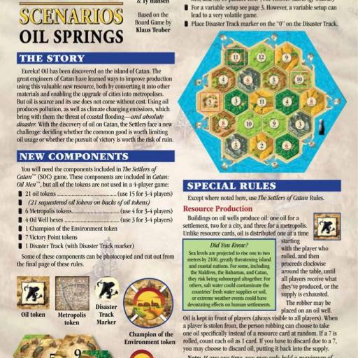Imagen de juego de mesa: «Catan Scenarios: Oil Springs»