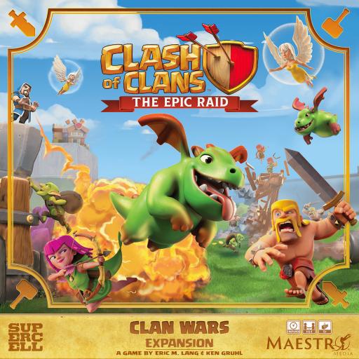 Imagen de juego de mesa: «Clash of Clans: The Epic Raid – Clan Wars Expansion»