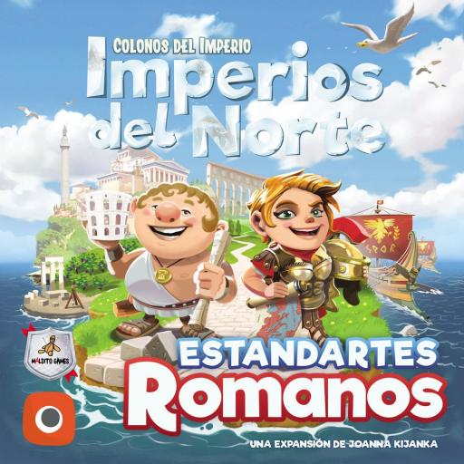 Imagen de juego de mesa: «Colonos del Imperio: Imperios del Norte – Estandartes Romanos»