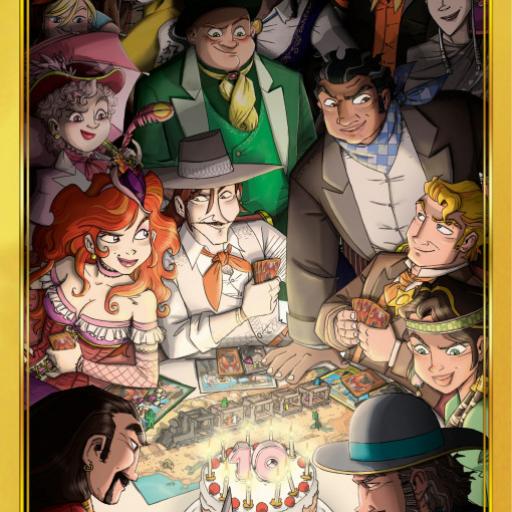 Imagen de juego de mesa: «Colt Express: Happy 10th Anniversary»