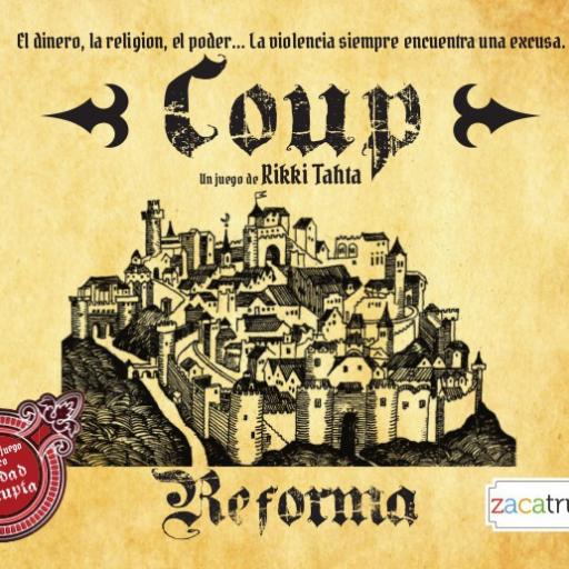 Imagen de juego de mesa: «Coup: Ciudad corrupta – Reforma»