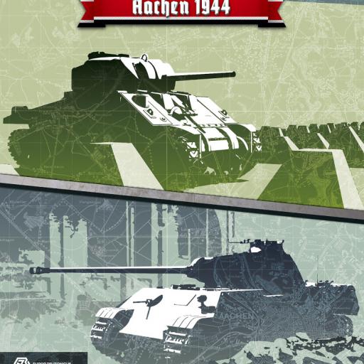 Imagen de juego de mesa: «Crossing the Line: Aachen 1944»