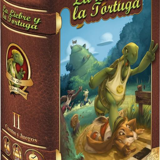 Imagen de juego de mesa: «Cuentos y Juegos: La Liebre y la Tortuga»