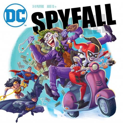 Imagen de juego de mesa: «DC Spyfall: El villano que se perdió»