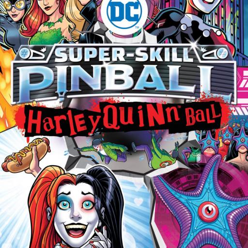 Imagen de juego de mesa: «DC Super-Skill Pinball: Harley Quinn Ball»
