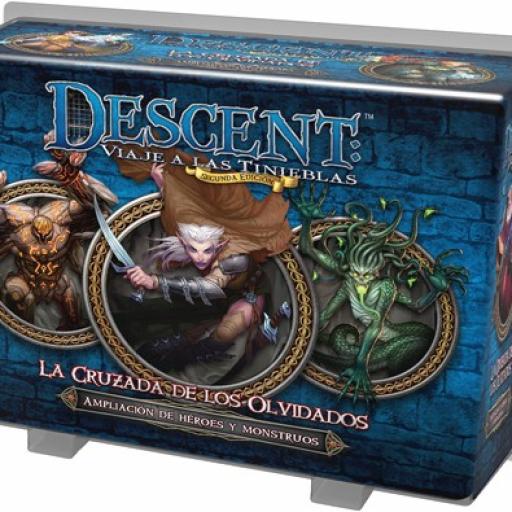 Imagen de juego de mesa: «Descent: Viaje a las Tinieblas – La Cruzada de los Olvidados»