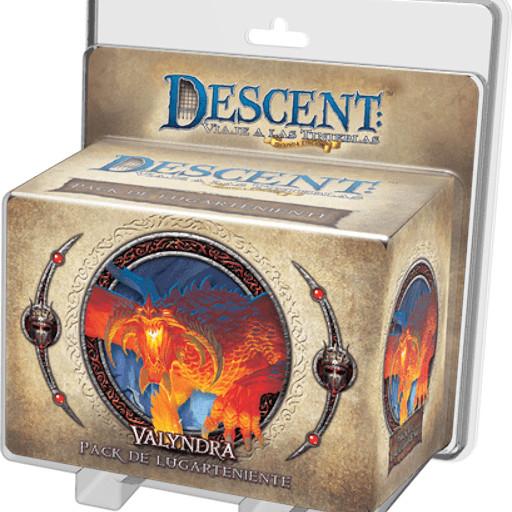 Imagen de juego de mesa: «Descent: Viaje a las Tinieblas – Lugarteniente Valyndra»