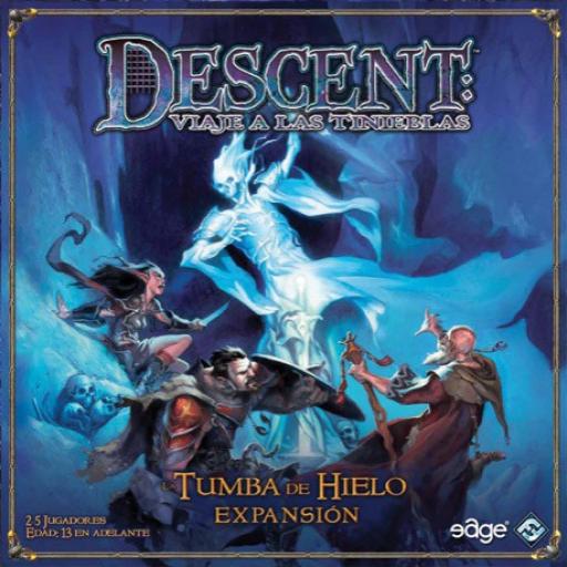 Imagen de juego de mesa: «Descent: Viaje a las Tinieblas – Tumba de Hielo»