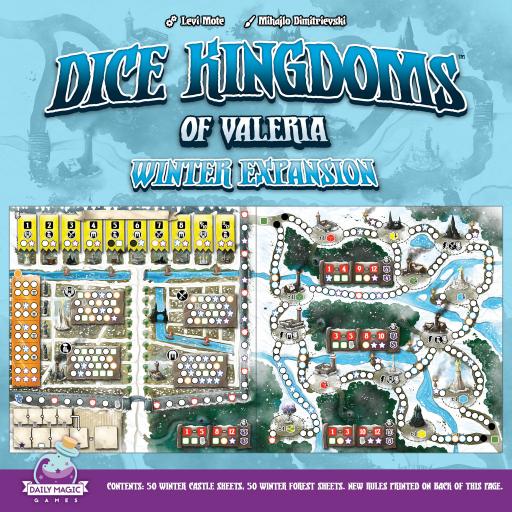 Imagen de juego de mesa: «Dice Kingdoms of Valeria: Winter Expansion»