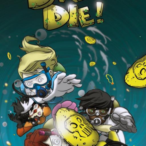 Imagen de juego de mesa: «Dive! Diver! Die!»