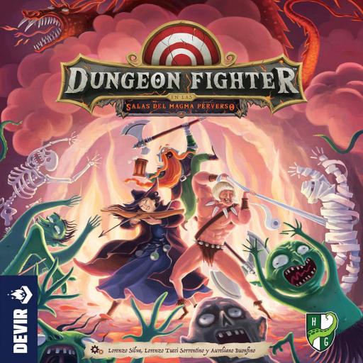 Imagen de juego de mesa: «Dungeon Fighter: Salas del Magma Perverso»