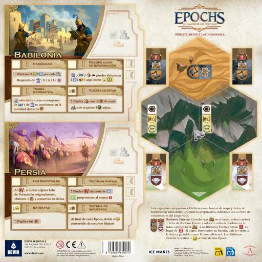 Imagen de juego de mesa: «Epochs: El Camino de las Culturas – Oriente medio Latinoamérica»