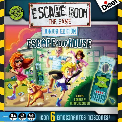 Imagen de juego de mesa: «Escape Room: Junior Edition – Escape Your House»