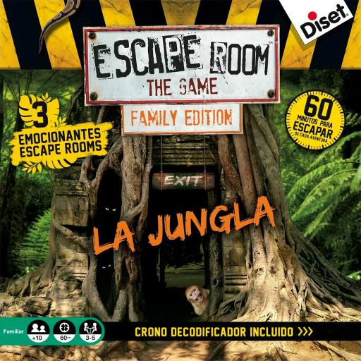 Imagen de juego de mesa: «Escape Room: The Game – Family Edition: La Jungla»