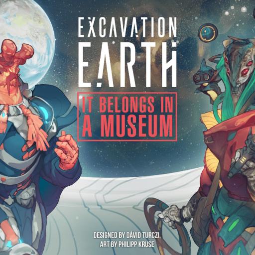 Imagen de juego de mesa: «Excavation Earth: It Belongs in a Museum»