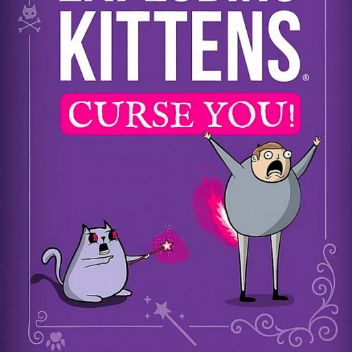 Imagen de juego de mesa: «Exploding Kittens: Curse You!»