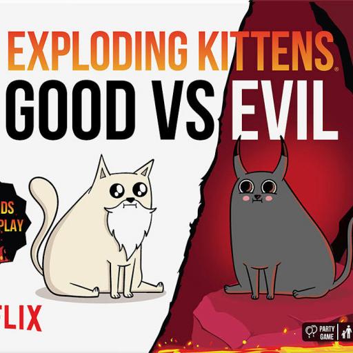 Imagen de juego de mesa: «Exploding Kittens: El Bien contra el Mal»