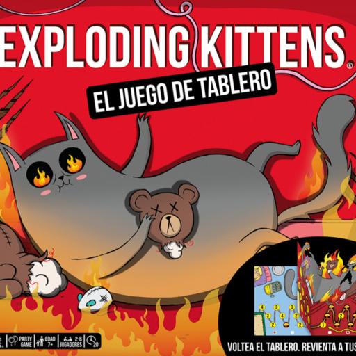 Imagen de juego de mesa: «Exploding Kittens: El juego de tablero»