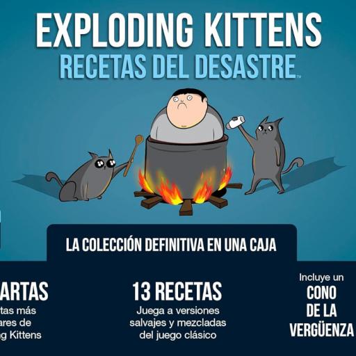 Imagen de juego de mesa: «Exploding Kittens: Recetas del Desastre»
