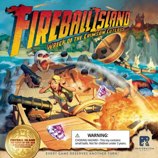 Imagen de juego de mesa: «Fireball Island – Wreck of the Crimson Cutlass»