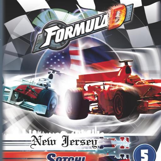 Imagen de juego de mesa: «Formula D: Circuits 5 – New Jersey & Sotchi»