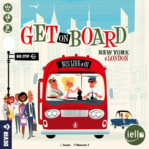 Imagen de juego de mesa: «Get on Board: New York & London»