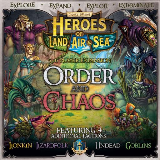 Imagen de juego de mesa: «Heroes of Land, Air & Sea: Order and Chaos»