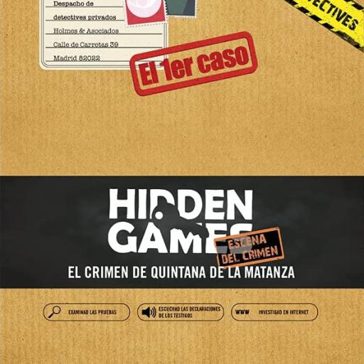 Imagen de juego de mesa: «Hidden Games: El crimen de Quintana de la Matanza»