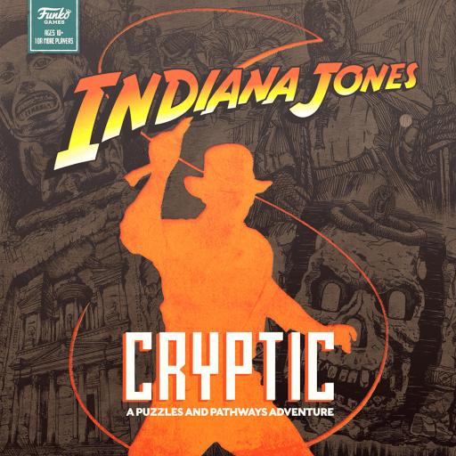 Imagen de juego de mesa: «Indiana Jones: Cryptic – A Puzzles and Pathways Adventure»